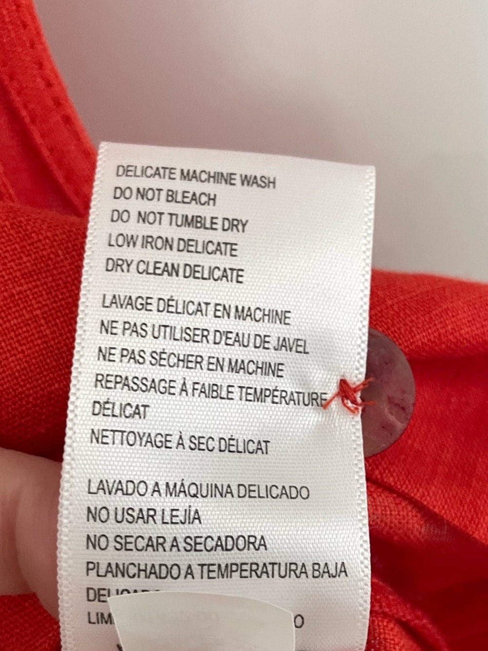 NWT Nation LTD 100% Linen Cara Tank in Aurora Red NEW.       21 - Picture 10 of 10